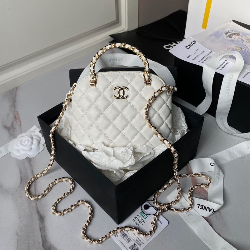 Ch*el top handle bags